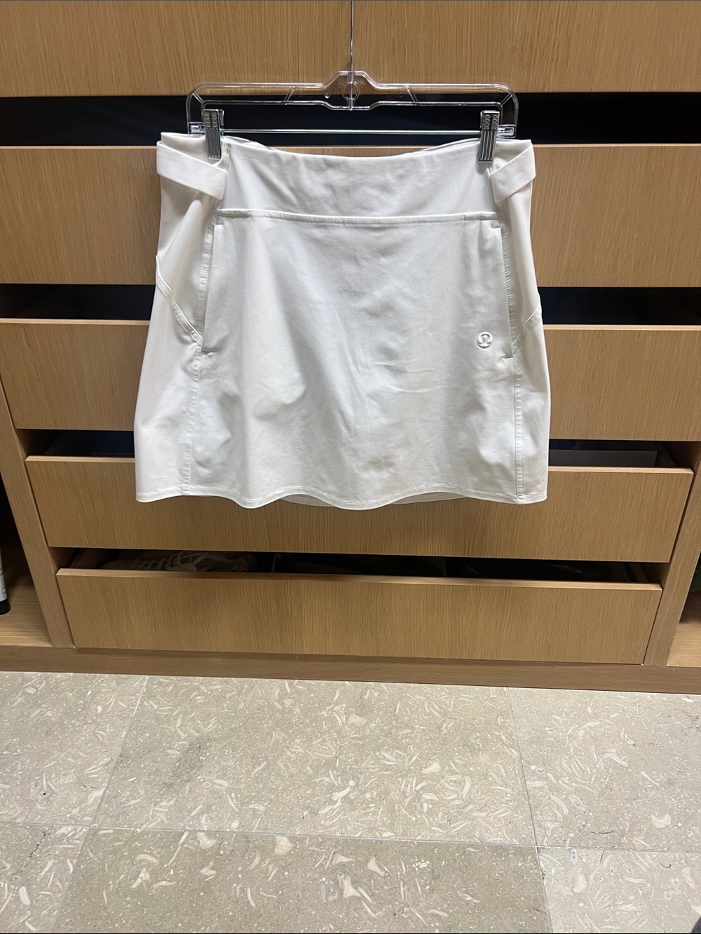 lululemon athletica White A-Line Athletic Skort